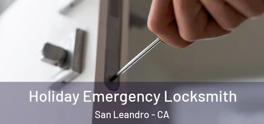  Holiday Emergency Locksmith San Leandro - CA
