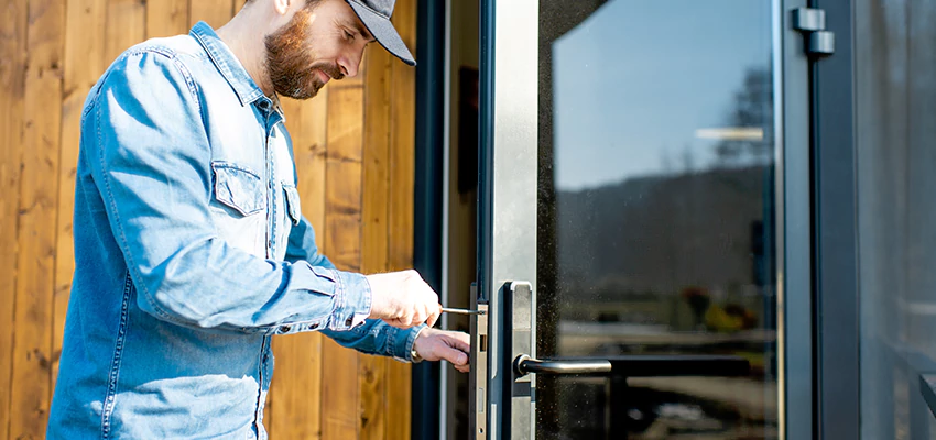 Frameless Glass Storefront Door Locks Replacement in San Leandro, CA